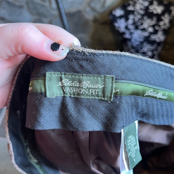 Eddie Bauer Vashion Fit Khaki Dress Pants 6 - Picture 3 of 5